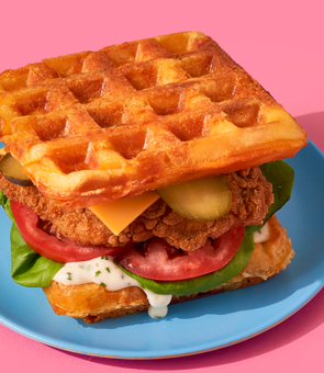 Nashville Waffle Fries Burger