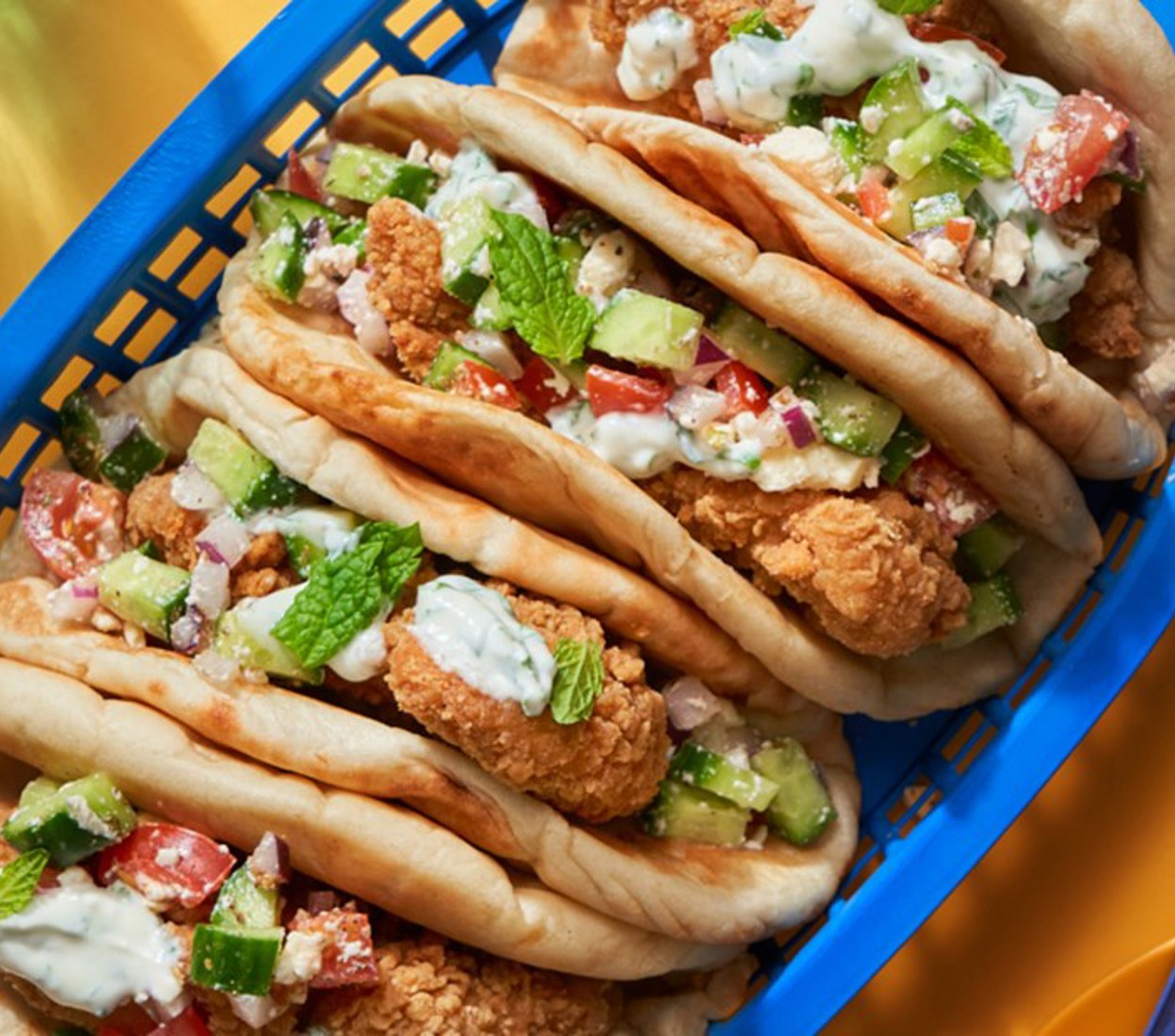 Chicken Tender Shawarmas