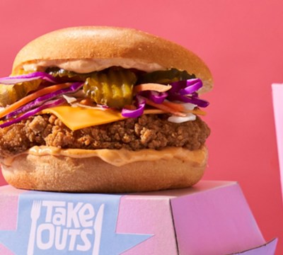 Classic Chicken Take Out Burger with not-so-secret special sauce