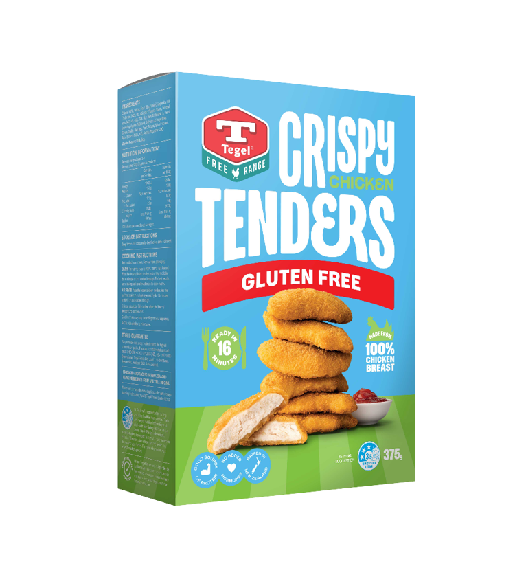 Tegel Free Range Gluten Free Crispy Tenders 375G 3D