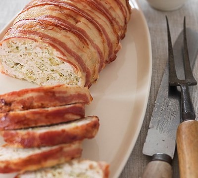 Chicken Loaf wrapped in Bacon